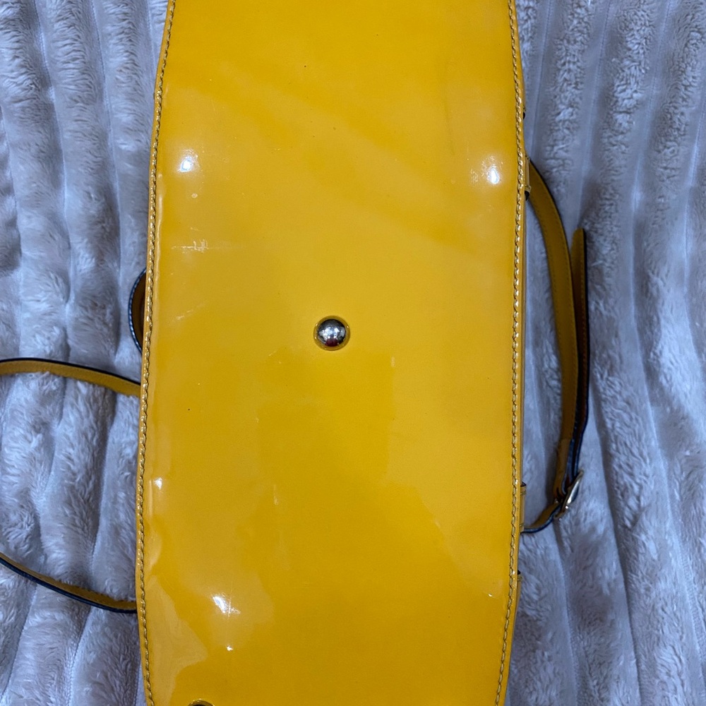 Gucci Guccissima Patent Leather Yellow Bag - Picture 3 of 9